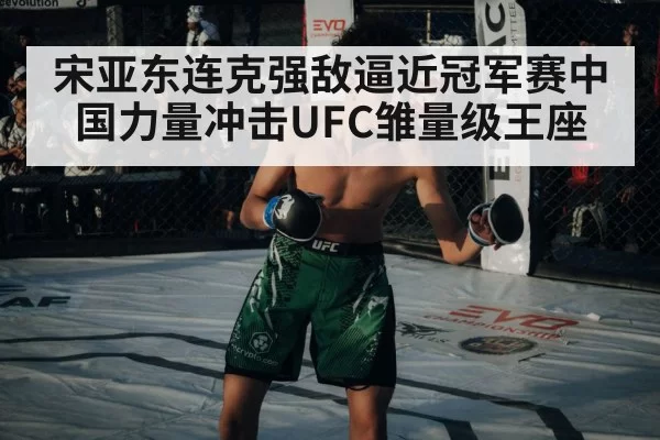宋亚东连克强敌逼近冠军赛中国力量冲击UFC雏量级王座